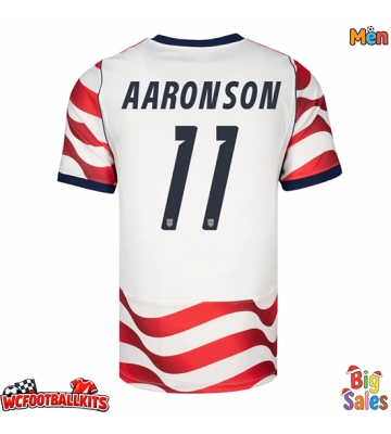 United States Brenden Aaronson #11 Replica Home Stadium Shirt World Cup 2026 Short Sleeve